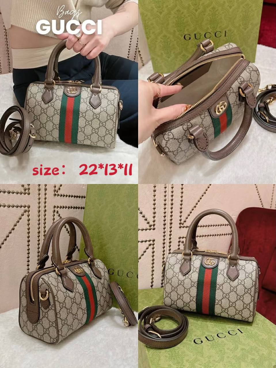 ✨GUCCI  Ophidia ✨

👜 size: 22*13*11 

💰 price : 190 dhs🇦🇪🇦🇪🇦🇪

with box
Zain38
♥️♥️♥️