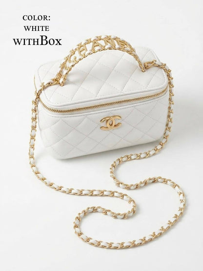 Chanel ᴠᴀɴɪᴛʏ ᴛᴏᴘ ʜᴀɴᴅʟᴇ
ᴍɪʀʀᴏʀ ɪɴsɪᴅᴇ
ᴡɪᴛʜʙᴏx
ʟᴇᴀᴛʜᴇʀ
sɪᴢᴇ:18ᴄᴍ
100 dhs✅

Zain56
♥️♥️♥️