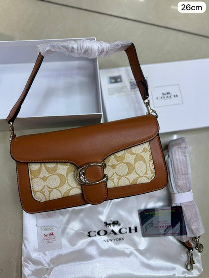 🌷 Coach Tabby
1️⃣ First quality ＋🎁
Size : 26 * 14 * 8.2 cm
90 dhs✅
with box🎁

Zain115
♥️♥️♥️
