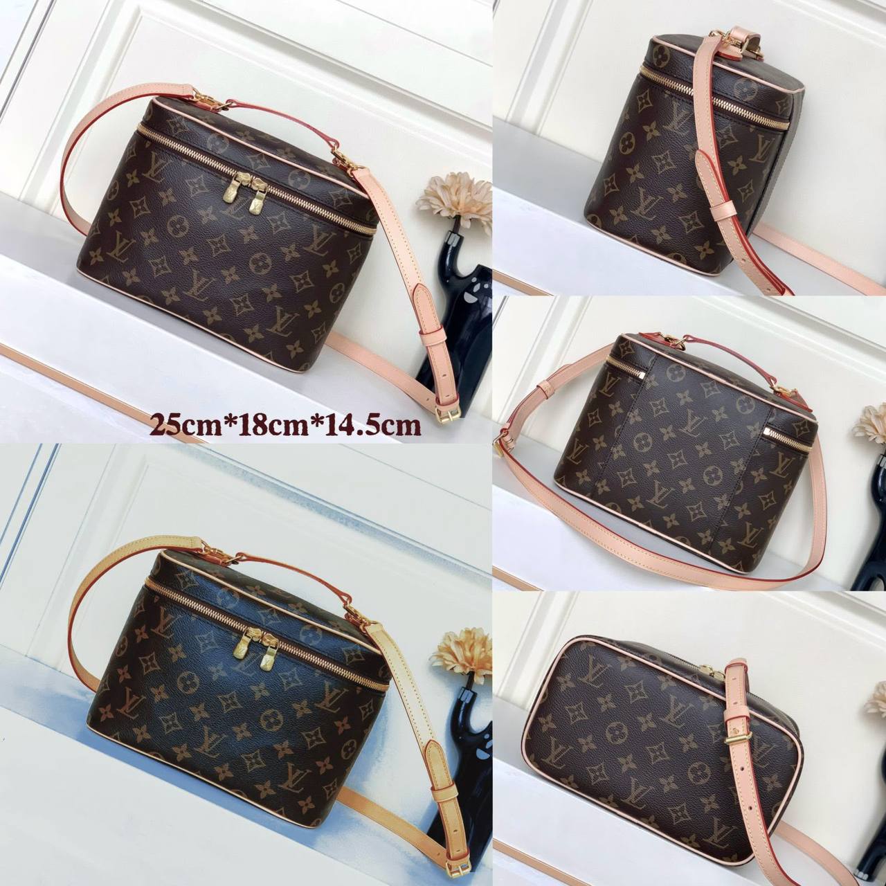 LV
GOOD QUALITY 
WITH BOX 
🎁🎁🎁

BIG SIZE 110 DHS✅
MEDUIM SIZE 100 DHS✅
SMALL SIZE  95 DHS✅

Zain295
♥️♥️♥️