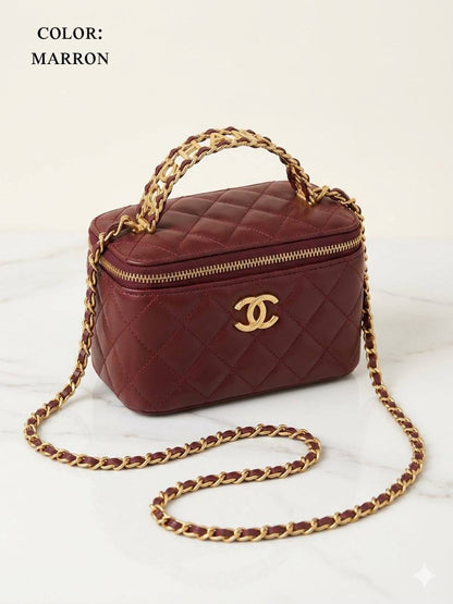 Chanel ᴠᴀɴɪᴛʏ ᴛᴏᴘ ʜᴀɴᴅʟᴇ
ᴍɪʀʀᴏʀ ɪɴsɪᴅᴇ
ᴡɪᴛʜʙᴏx
🎁🎁🎁

ʟᴇᴀᴛʜᴇʀ
sɪᴢᴇ:18ᴄᴍ
100 dhs✅

Zain56
♥️♥️♥️