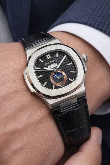 Patek Philippe watch for men good quality automatic 
350 dhs💓

Zain59