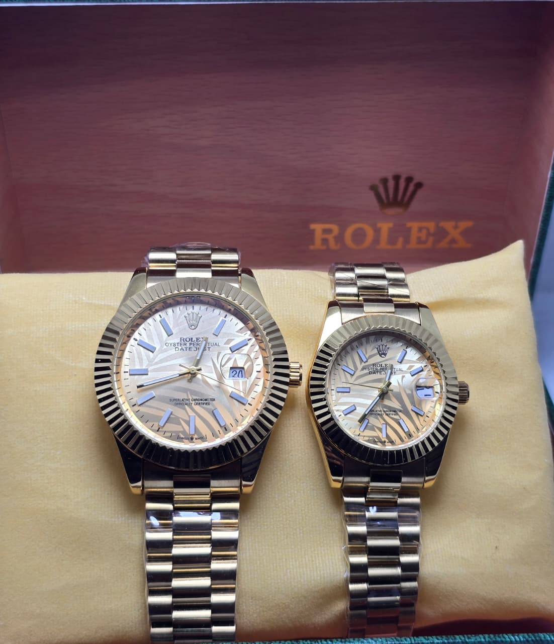 Rolex couple Set
*Battery*
110 dhs🇦🇪

Zain29
♥️♥️♥️
