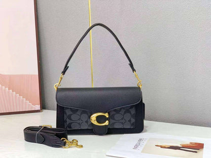 COACH Tabby 25
Gold Hardware
With 2 sizes strap
Gamosa inside
In signature canvass
Size : 25 cm
With BOX

110 dhs✅

Zain239
♥️♥️♥️