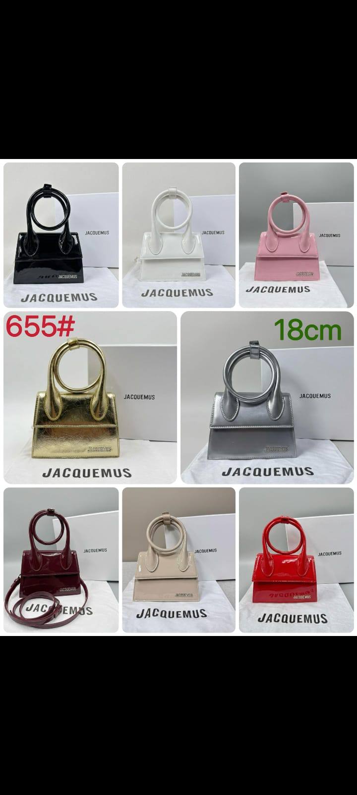Jacquemus
High quality 
With box 
110 dhs🇦🇪🇦🇪

Zain136
♥️♥️♥️