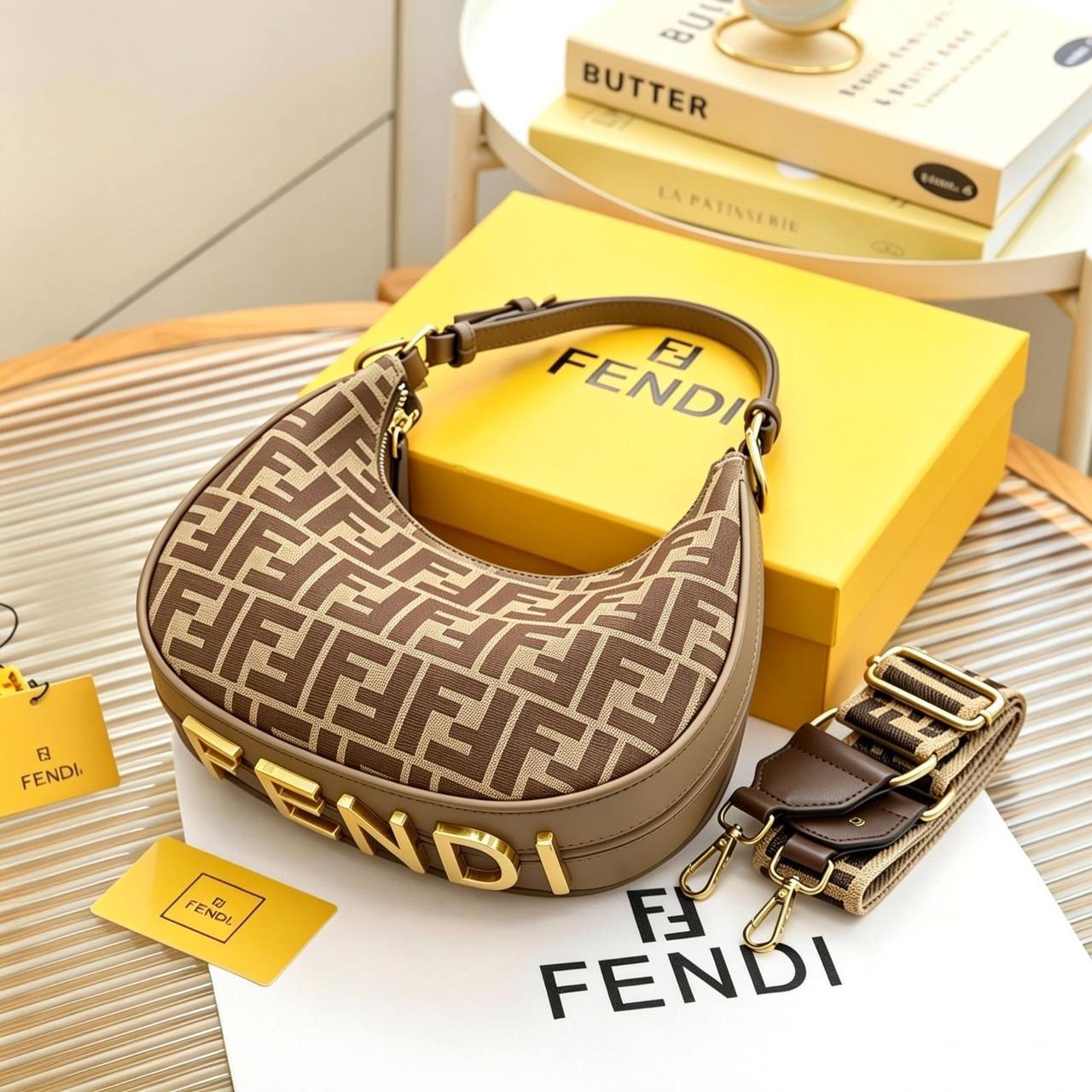 FENDI
BEST QUALITY

 WITH BOX’S 
🎁🎁🎁

110 dhs✅
SIZE 24 CM

Zain290
♥️♥️♥️