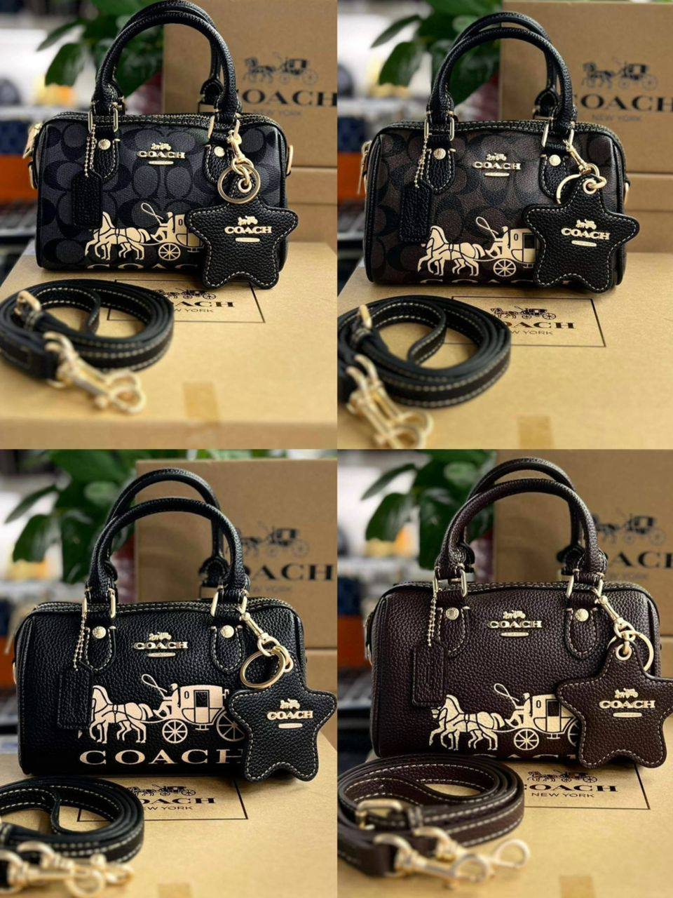 Coach
100 dhs✅
SIZE：17cm
good-quality
 with box

Zain35
♥️♥️♥️
