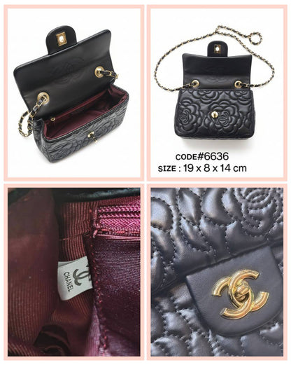 CHANEL ᴄᴀᴍɪʟʟɪᴀ
ᴇᴍʙʀᴏɪᴅᴇʀʏ ᴅᴇsɪɢɴ
ғʟᴀᴘ ᴍɪɴɪ ʙᴀɢ
ʟᴀᴍʙsᴋɪɴ ʟᴇᴀᴛʜᴇʀ ᴍᴀᴛᴇʀɪᴀʟ
ɢᴏʟᴅ ᴄʜᴀɪɴ ʜᴀʀᴅᴡᴀʀᴇ
sɪᴢᴇ : 19 cm
ᴡɪᴛʜ BOX
🎁🎁🎁

70 dhs🪙💚

Zain31
♥️♥️♥️