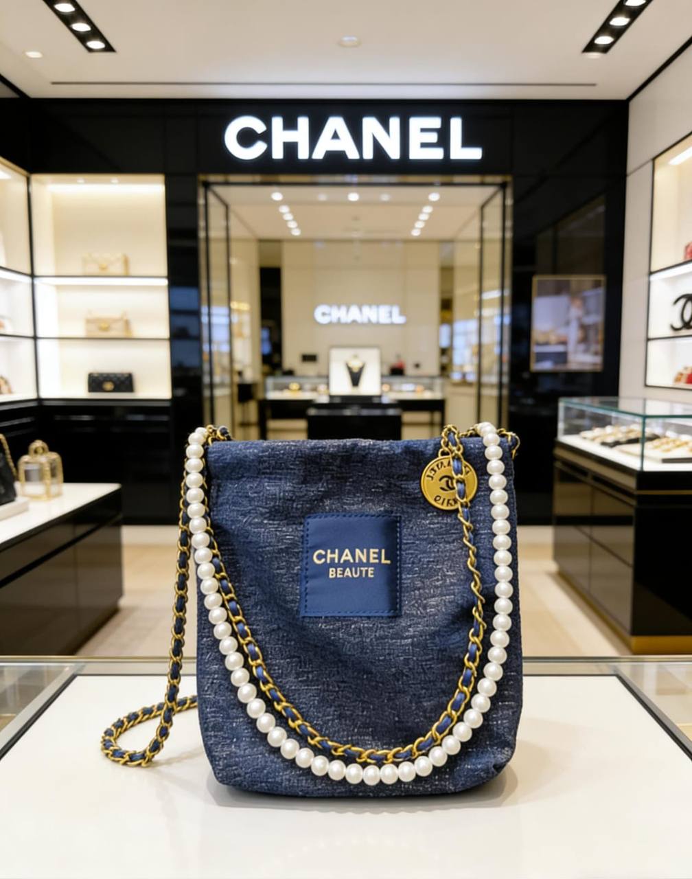 Chanel

90 dhs✅
small 

100 dhs✅
Big
with box
🎁🎁🎁

Zain07
♥️♥️♥️