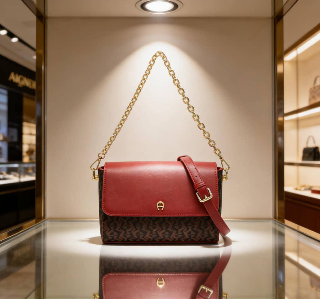 Aigner
95 dhs✅
have box🎁

Size:20/15/8

Zain07
♥️♥️♥️