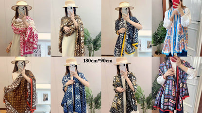 Scarfs new came high quality 
Size : 180cm*90cm
45 dhs✅

Zain295
♥️♥️♥️