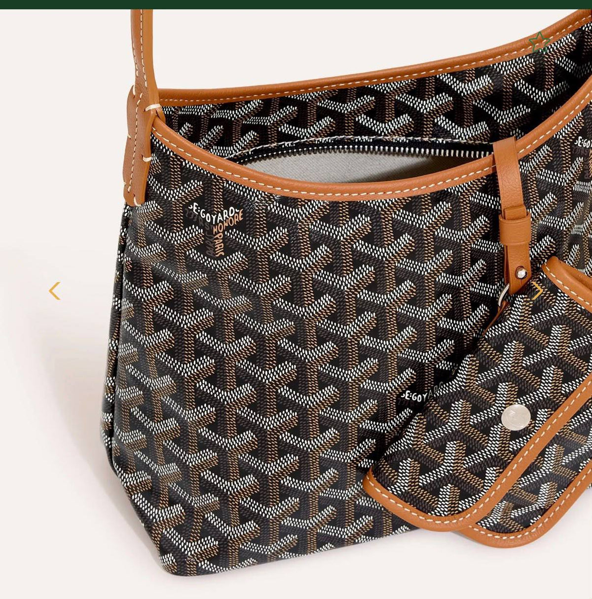 GOYARD Hobo
Bohème Mini Bag
Chevron Goyardine Canvas
Size: 21 cm
Without BOX

90 dhs🇦🇪🇦🇪

Zain239
Zain215
♥️♥️♥️