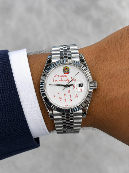 Louis Hilano 
watch for men 
good quality 
270 dhs✅

Zain59
♥️♥️♥️