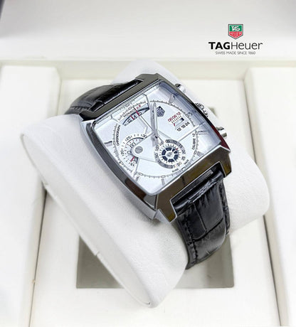 Tag heaur Men
*chronograph working*
120 dhs✅
*Battery*

Zain29
♥️♥️♥️