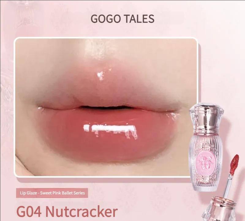 GOGO TALES COSMETICS # 774 sweet ballet light lip glaze 
35 dhs🌺

Zain01
♥️♥️♥️