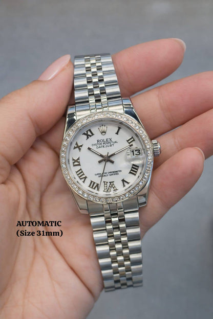 Rolex watch for ladies good quality automatic 
230 dhs❣️
size 31mm

Zain59
♥️♥️♥️