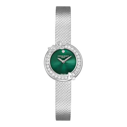 Chaumet 
master quality watch for ladies 
850 dhs✅ 

with box and paper bag
🎁🎁🎁

Zain59
♥️♥️♥️