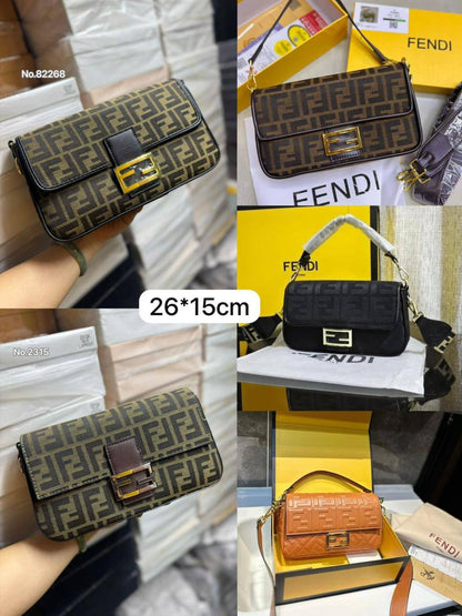 💗 Fendi Baguette
1️⃣ First quality +box🎁 
Size : 26 *15 cm
90 dhs✅
with box 🎁

Zain115
♥️♥️♥️
