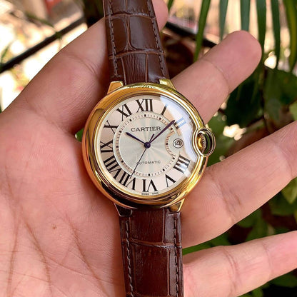 Cartier 
watch for men 
good quality automatic
260 dhs✅

Zain59
♥️♥️♥️