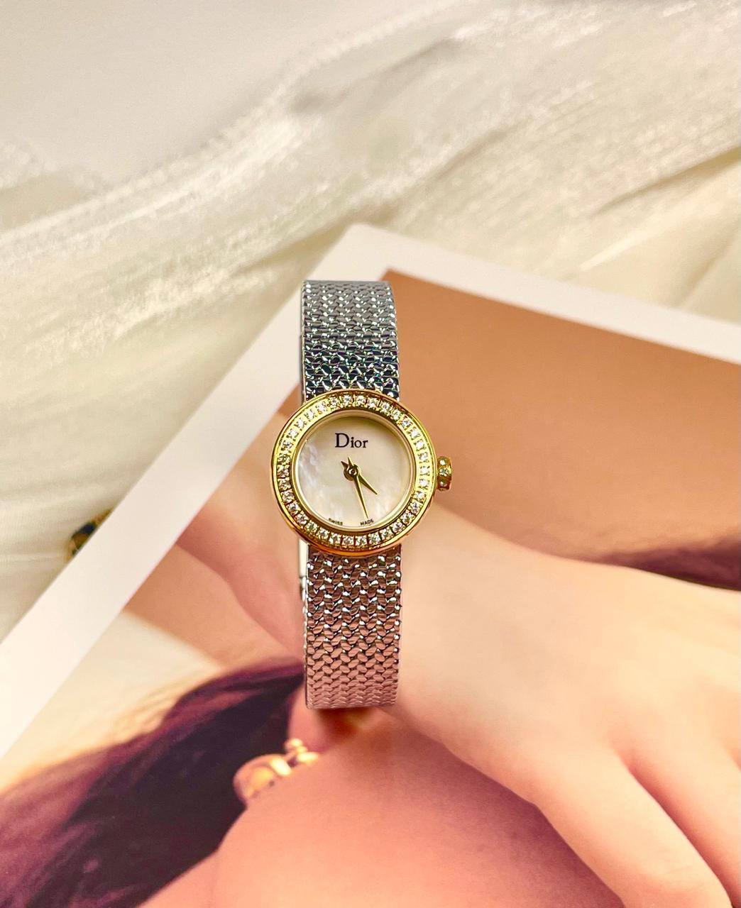 Dior Ladies Watch 
19mm 
230 dhs🗽

Zain33
♥️♥️♥️