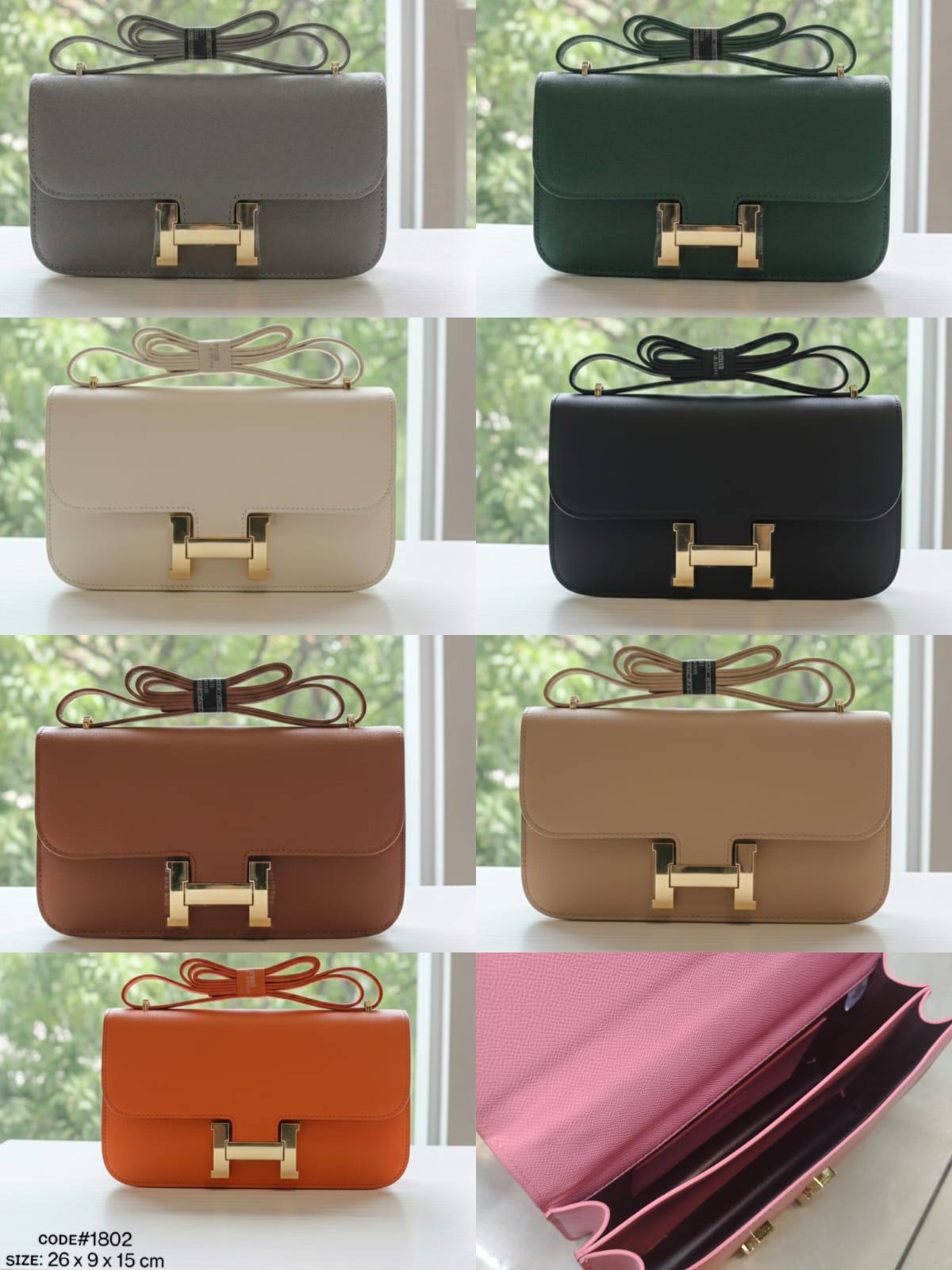 HERMES ᴄᴏɴsᴛᴀɴᴄᴇ
ᴇᴀsᴛ ᴡᴇsᴛ sɪᴢᴇ
ᴇʟᴀɴ ᴇᴘsᴏᴍ ʟᴇᴀᴛʜᴇʀ
ɢᴏʟᴅ ʜᴀʀᴅᴡᴀʀᴅ ᴇᴀsᴛ ᴡᴇsᴛ
sɪᴢᴇ : 26 cm
ᴡɪᴛʜ BOX

75 dhs🇦🇪🇦🇪

Zain31
♥️♥️♥️