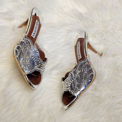 AQUAZZURA 
280 dhs🌺
*SIZE  36   TO   41*

Zain224
♥️♥️♥️