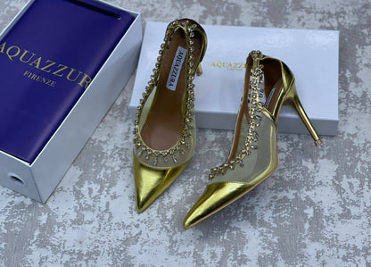 AQUAZZURA

Size 36 to 41. 

130 dhs🗽

Zain175