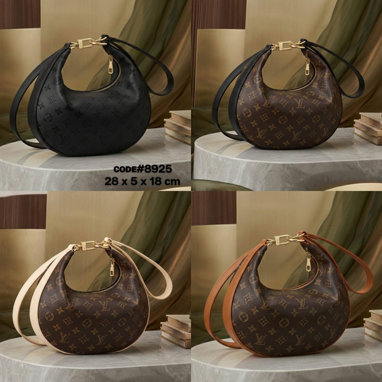 LV
ᴄᴏᴏᴋɪᴇ ʙʙ ʜᴀɴᴅʙᴀɢ
ʜᴀʟғ ᴍᴏᴏɴ ᴍᴏɴᴏɢʀᴀᴍ
ɢᴏʟᴅ ʜᴀʀᴅᴡᴀʀᴇ
ᴅᴇᴛᴀᴄʜᴀʙʟᴇ ʙᴇʟᴛ sᴛʀᴀᴘ
sɪᴢᴇ : 28 cm

65 dhs🇦🇪

Zain31
♥️♥️♥️