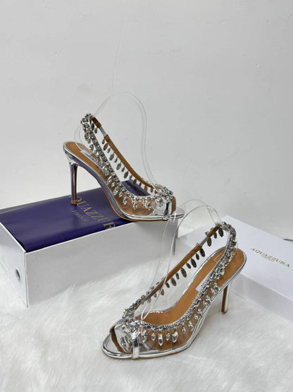 AQUAZZURA 
Restock✅
Size 36 to 41
125 dhs🪙🌨️

Zain21
♥️♥️♥️