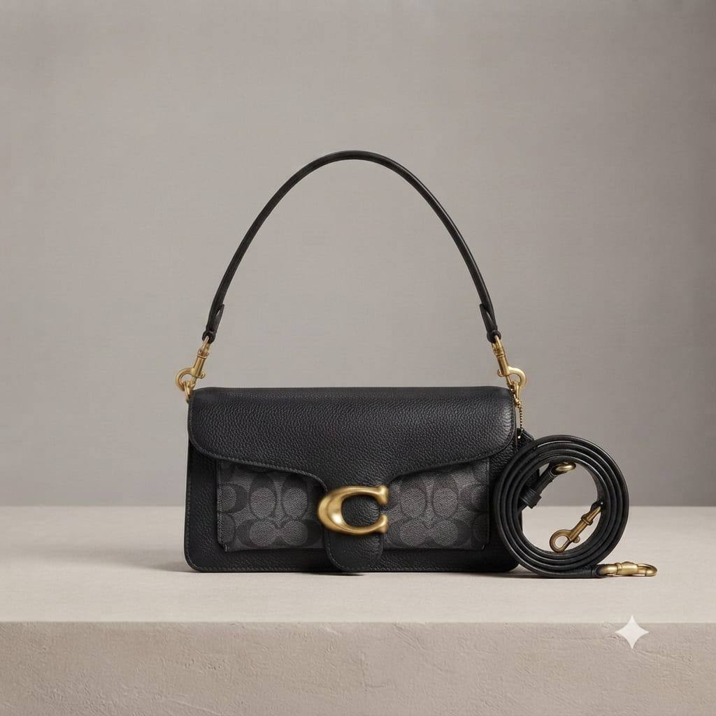 COACH Tabby 25
Gold Hardware
With 2 sizes strap
Gamosa inside
In signature canvass
Size : 25 cm
With BOX

110 dhs🇦🇪🇦🇪

Zain239
♥️♥️♥️