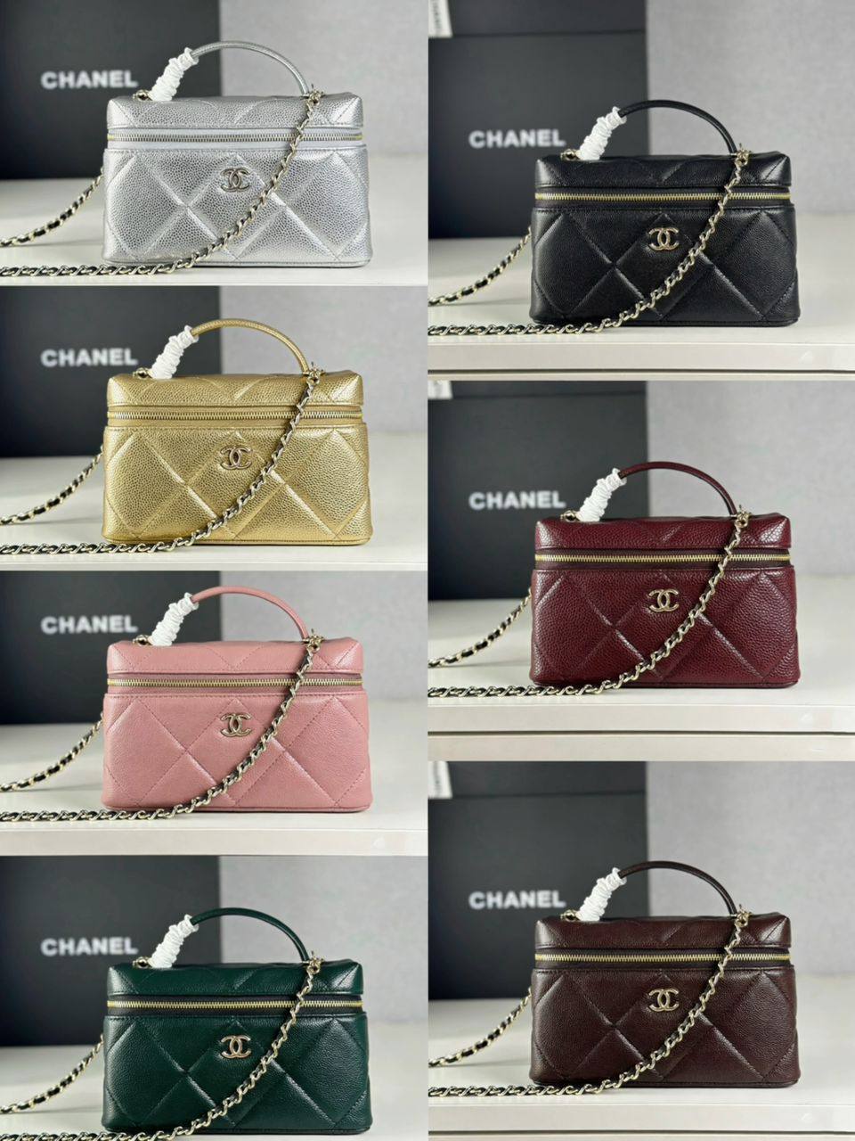 Chanel
110 dhs✅

SIZE：22cm

GOOD-quality 

with box
🎁🎁🎁

Zain35
♥️♥️♥️