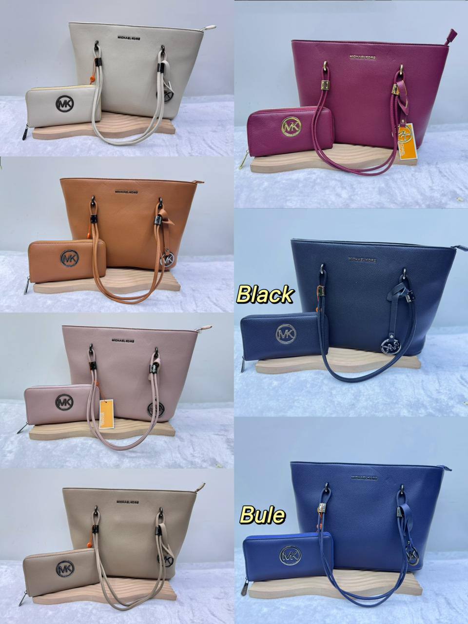 Mk 
with wallet  
size:33×26×13.5cm  
110 dhs💓

Zain114
♥️♥️♥️