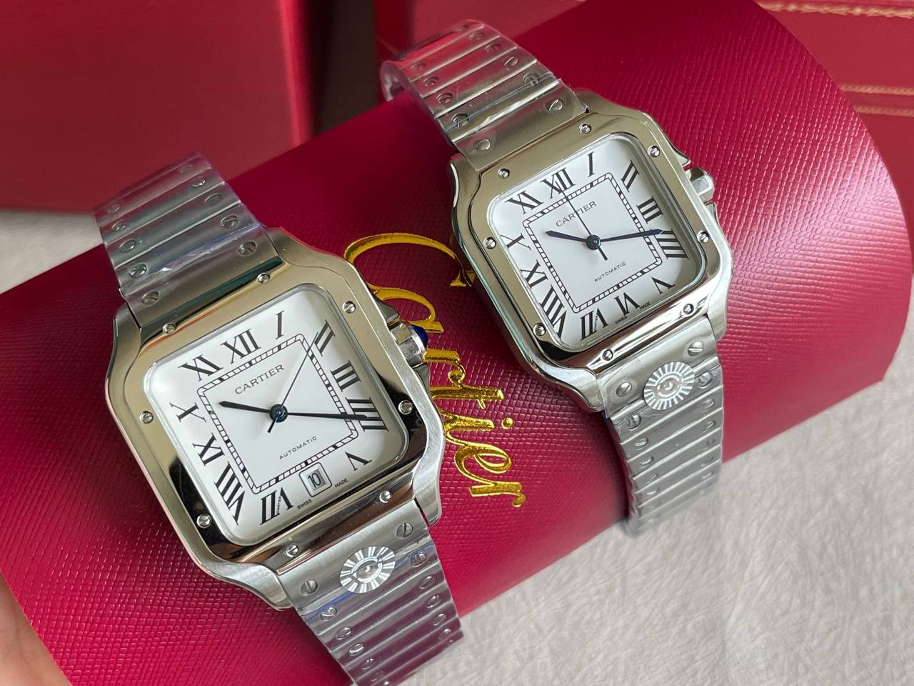 Cartier 
Master
Automatic
41mm：270 dhs✅  
36mm：290 dhs✅

Zain85
♥️♥️♥️