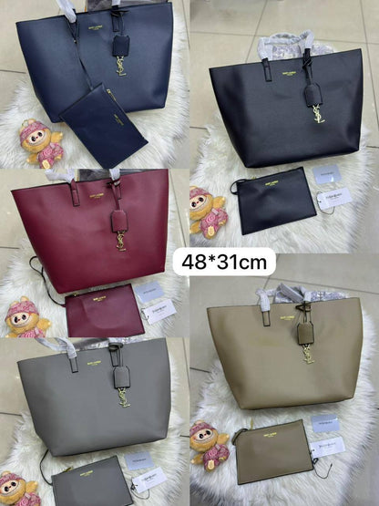 ❤️ Ysl Tote
1️⃣ First quality 
Size : 48 * 31 cm
100 dhs✅

Zain115
♥️♥️♥️