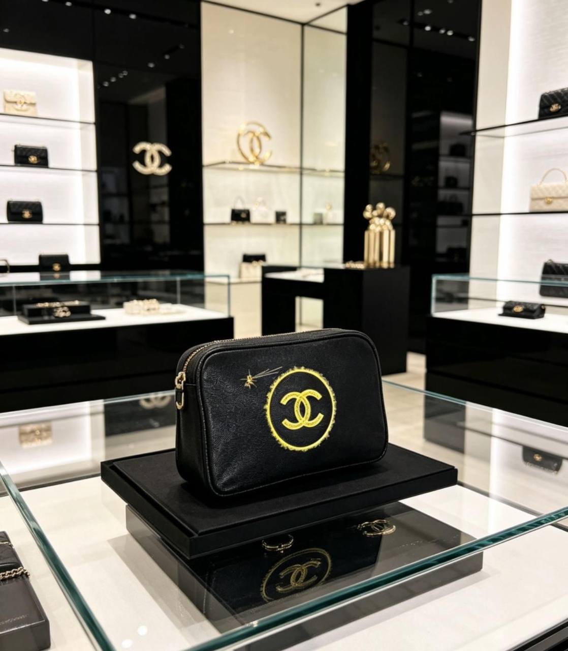 Chanel
90 dhs✅
SIZE：22cm

Zain07
♥️♥️♥️
