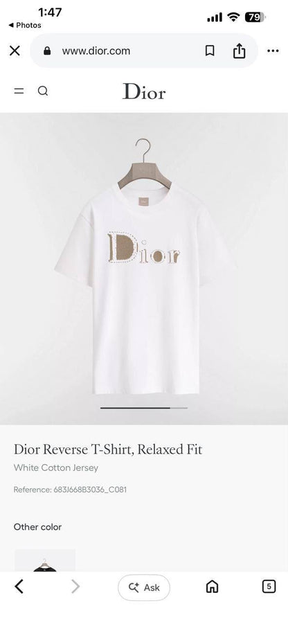 DIOR 
SUPER MASTER QUALITY ✨
SIZE :S M L XL XXL
320 dhs🇦🇪🇦🇪

Zain327
♥️♥️♥️