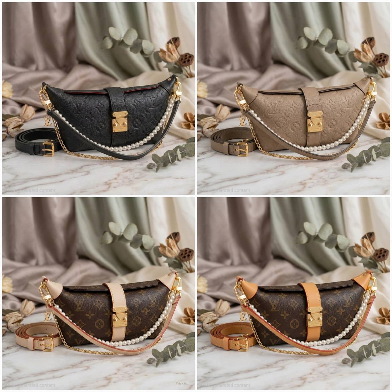 LOUIS VUITTON
Pochette Mia Handbag
Monogram canvas & embossed
With S- lock and leather trim
Gold hardware
Size: 22 cm
With BOX

 Wʜᴏʟᴇsᴀʟᴇ Pʀɪᴄᴇ : 110 ᴅʜs
Zain239
♥️♥️♥️