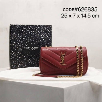 YSL
ʟᴏᴜʟᴏᴜ sʜᴏᴜʟᴅᴇʀ ʙᴀɢ
ɪɴ ʙʀᴏɴᴢᴇ ɢᴏʟᴅ ᴛᴏɴᴇᴅ
ʜᴀʀᴅᴡᴀʀᴇ ɪɴ sɪɢɴᴀᴛᴜʀᴇ ʟᴏɢᴏ
sᴏғᴛ ʟᴀᴍʙsᴋɪɴ ʟᴇᴀᴛʜᴇʀ ᴍᴀᴛᴇʀɪᴀʟ
sɪᴢᴇ: 25 cm
ᴡɪᴛʜ BOX

90 dhs✅

Zain31
♥️♥️♥️