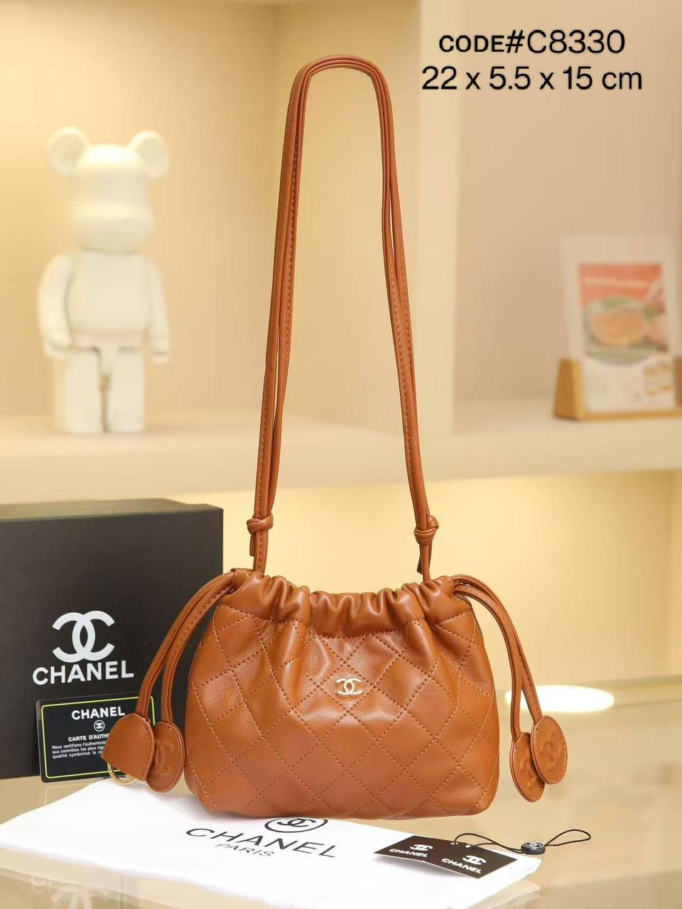 Chanel ᴘᴏᴜᴄʜ ʙᴀɢ
ǫᴜɪʟᴛᴇᴅ sᴏғᴛ ʟᴇᴀᴛʜᴇʀ
ᴅʀᴀᴡsᴛʀɪɴɢ ᴄʟᴏsᴜʀᴇ
ᴀᴅᴊᴜsᴛᴀʙʟᴇ ʙᴇʟᴛ sᴛʀᴀᴘ
ɢᴏʟᴅ ʜᴀʀᴅᴡᴀʀᴇ
sɪᴢᴇ: 22 cm
ᴡɪᴛʜ BOX
🎁🎁🎁

90 dhs✅

Zain31
♥️♥️♥️
