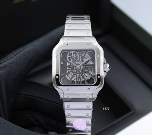 CARTIER SANTOS SKELTON 41MM

BATTERY 

280 dhs🇦🇪🇦🇪

Zain58
♥️♥️♥️