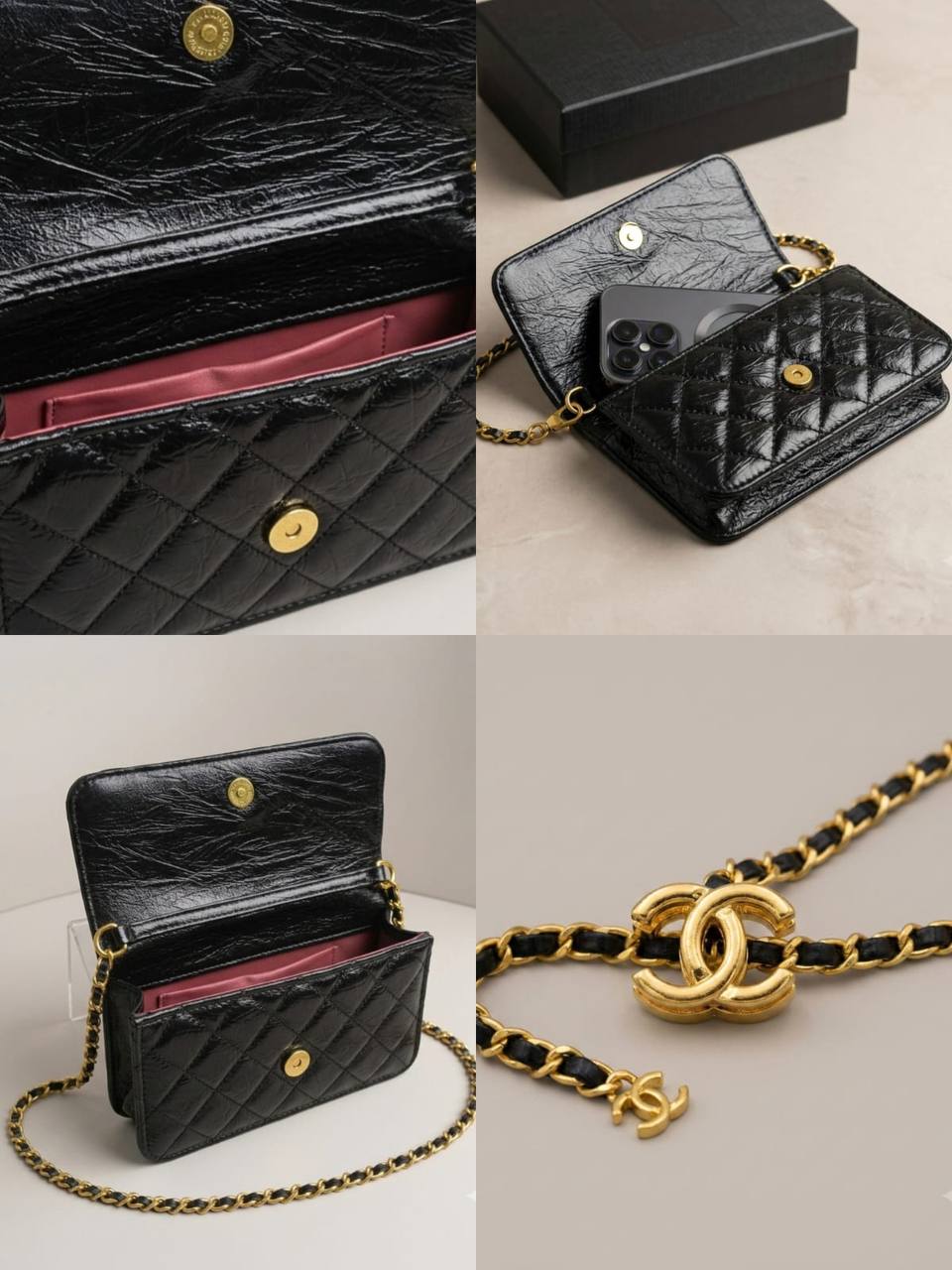 Chanel PHONE
ᴄʀᴏss ʙᴀɢ
ғʟᴀᴘ ʟᴀᴍʙsᴋɪɴ ʟᴇᴀᴛʜᴇʀ
ᴄʜᴀɴᴇʟ ʟᴏɢᴏ ᴀᴅᴊᴜsᴛᴀʙʟᴇ
ғᴏʀ ᴄʜᴀɪɴ ɢᴏʟᴅ sᴛʀᴀᴘ
sɪᴢᴇ : 17 cm
ᴡɪᴛʜ BOX

75 dhs🇦🇪🇦🇪

Zain31
♥️♥️♥️