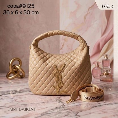YSL - Yves Saint Laurent
ɪᴄᴀʀᴇ ǫᴜɪʟᴛᴇᴅ ʜᴏʙᴏ
ʟᴀᴍʙsᴋɪɴ ʟᴇᴀᴛʜᴇʀ ᴍᴀᴛᴇʀɪᴀʟ
ᴡɪᴛʜ ʟᴏɴɢ ᴛʀɪᴍ sᴛʀᴀᴘ
sɪᴢᴇ: 36 cm

75 dhs✅

Zain31
♥️♥️♥️