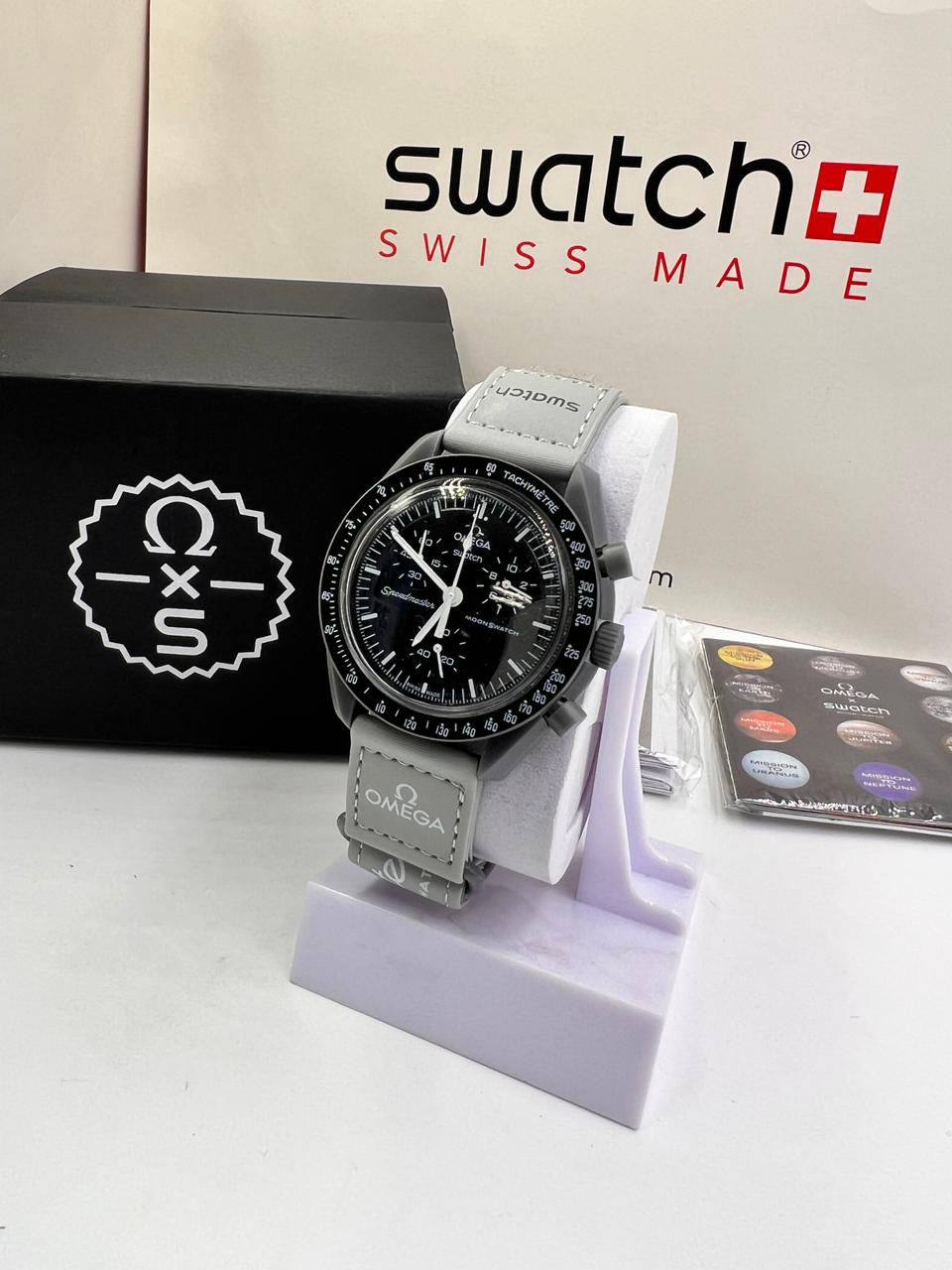 Swatch 

with box
🎁🎁🎁

85 dhs✅

Zain85
♥️♥️♥️