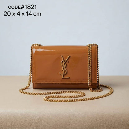 YSL - sᴀɪɴᴛ ʟᴀᴜʀᴇɴᴛ
ᴋᴀᴛᴇ sᴍᴀʟʟ sʜᴏᴜʟᴅᴇʀ ʙᴀɢ
ɢʟᴏssʏ ᴘᴀᴛᴇɴᴛ ʟᴇᴀᴛʜᴇʀ
ᴡɪᴛʜ ɢᴏʟᴅ-ᴛᴏɴᴇ ʜᴀʀᴅᴡᴀʀᴇ
sɪᴢᴇ : 20 cm
ᴡɪᴛʜ BOX
🎁🎁🎁

70 dhs✅

Zain31
♥️♥️♥️