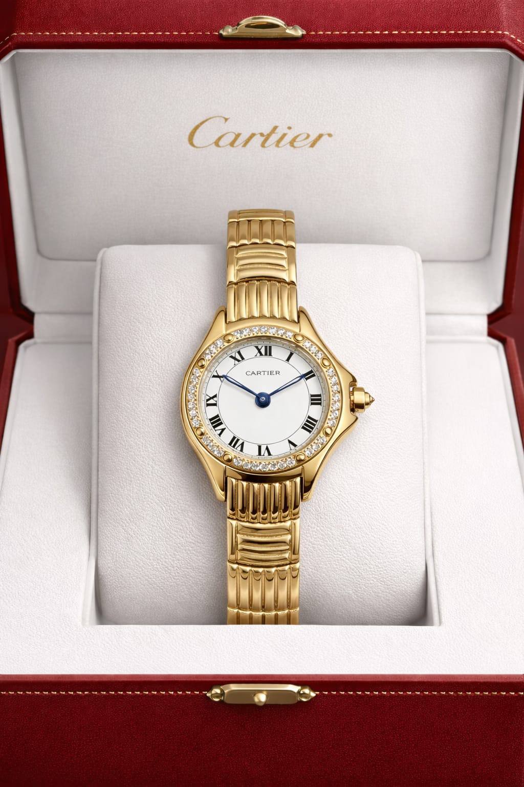 Cartier watch for ladies good quality 
290 dhs✅

Zain59
♥️♥️♥️
