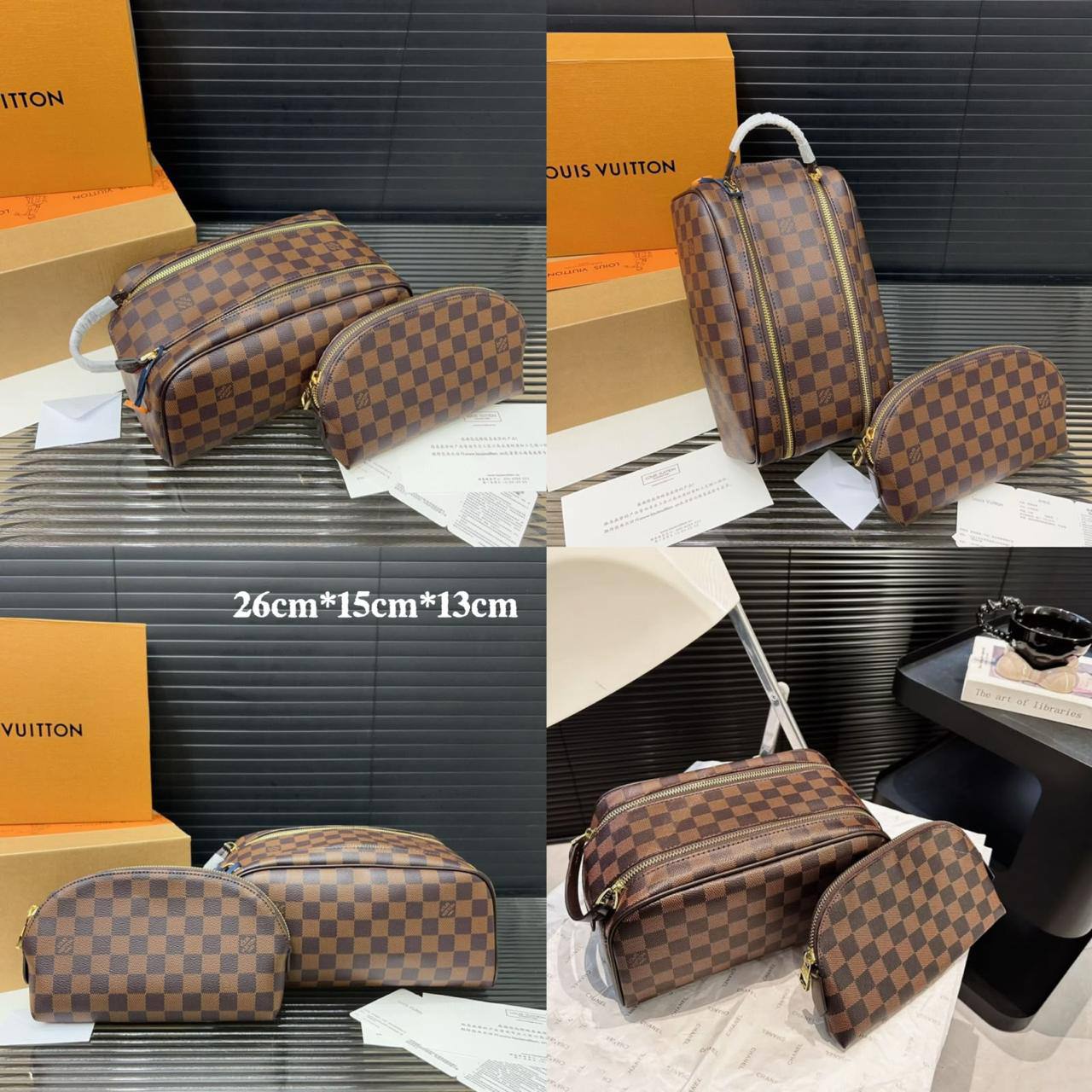 LOUIS VUITTON 
FOR MAN 
HAND BAG 
GOOD QUALITY 
WITH BOX 

80 dhs🇦🇪🇦🇪

Zain17
♥️♥️♥️