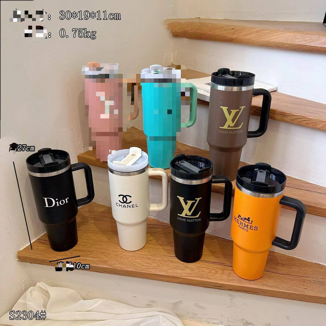 Brand Coffee vacuum Cup 
Good quality ＋🎁
Size ： 27 * 10 cm
65 dhs✅

with box

Zain115
♥️♥️♥️