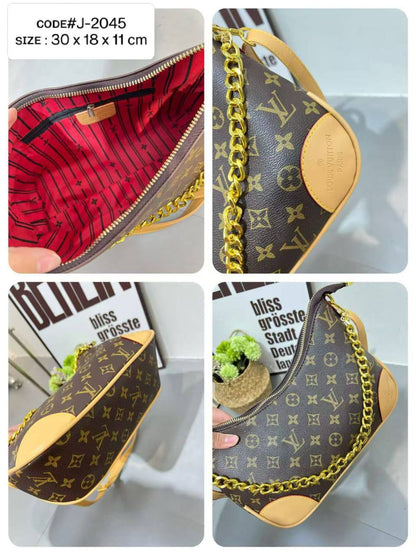 LV  ʟᴏᴏᴘ
ʙᴏᴜʟᴏɢɴᴇ sʜᴏᴜʟᴅᴇʀ ʙᴀɢ
ᴡɪᴛʜ ᴄʜᴀɪɴ sʟɪɴɢ
ɢᴏʟᴅ ʜᴀʀᴅᴡᴀʀᴇ
sɪᴢᴇ : 28 cm

70 dhs🪙🌨️

Zain31
♥️♥️♥️