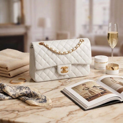 Chanel ᴄʟᴀssɪᴄ
ᴅᴏᴜʙʟᴇ ғʟᴀᴘ 
ᴄᴀᴠɪᴀʀ,ɢʟᴏssʏ
ʟᴇᴀᴛʜᴇʀ ᴍᴀᴛᴇʀɪᴀʟ
sɪᴢᴇ : 25 cm
ᴡɪᴛʜ BOX
🎁🎁

100 dhs✅

Zain31
♥️♥️♥️