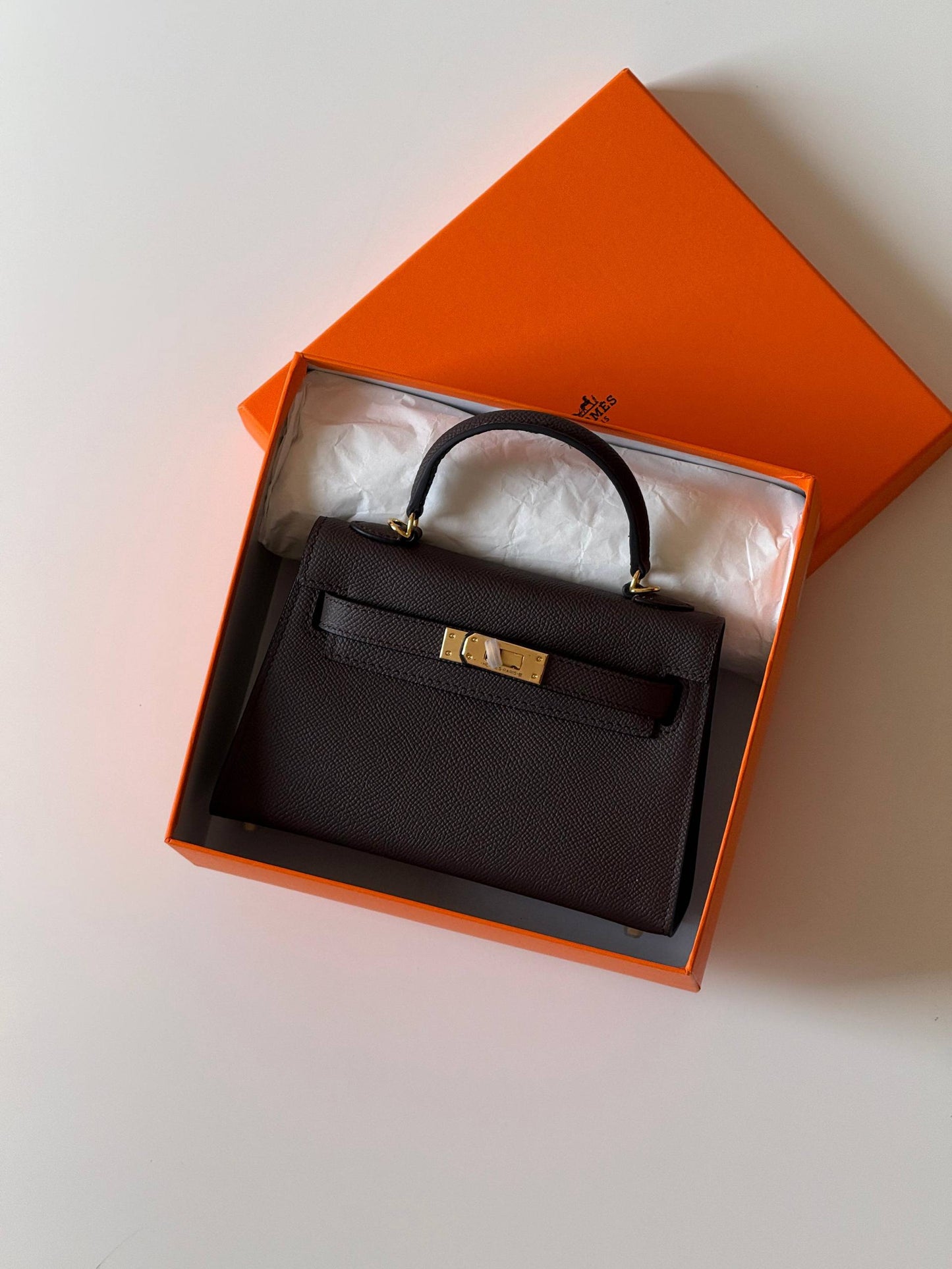 Hermes minikelly 19cm💕master quality😍

with box❤️
🎁🎁🎁

340 dhs🪙🌨️

Zain52
♥️♥️♥️